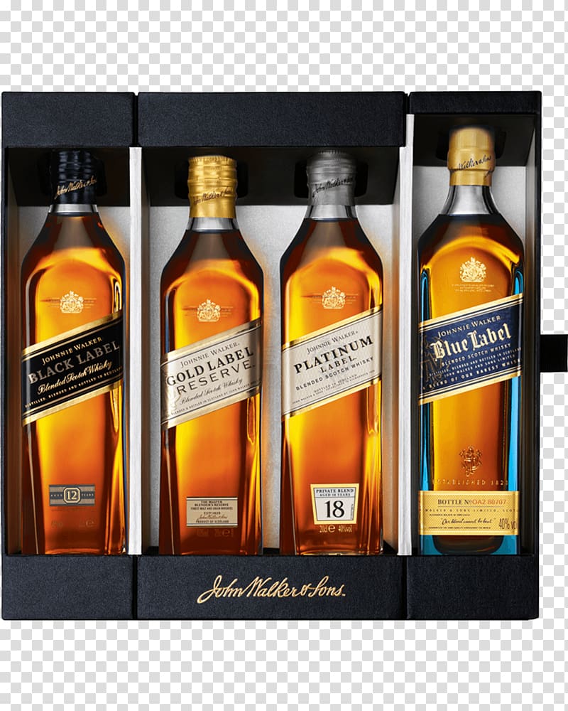 Scotch whisky Blended whiskey Johnnie Walker Distilled beverage, beer transparent background PNG clipart