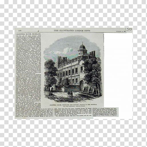 Highgate Paper Cromwell House Apartments Giclée Printing, old journal transparent background PNG clipart