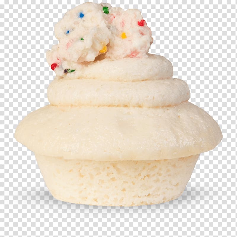 Ice cream Cupcake Buttercream Whipped cream, ice cream transparent background PNG clipart