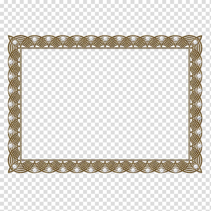 Rectangular frame transparent background PNG clipart