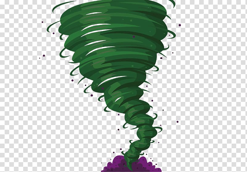 Tri-State Tornado Cartoon , Green Tornado transparent background PNG clipart
