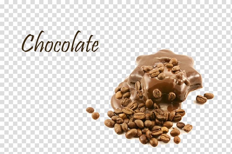 Coffee Chocolate bar Cafe Chocolate cake, Chocolate and coffee beans transparent background PNG clipart