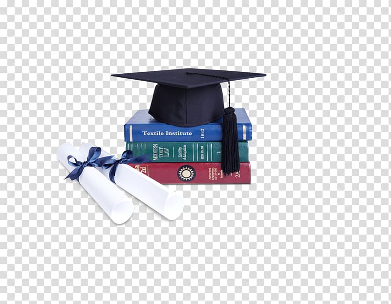 WE School Graduation ceremony Doctorate Bachelors degree Education, Dr. cap books transparent background PNG clipart