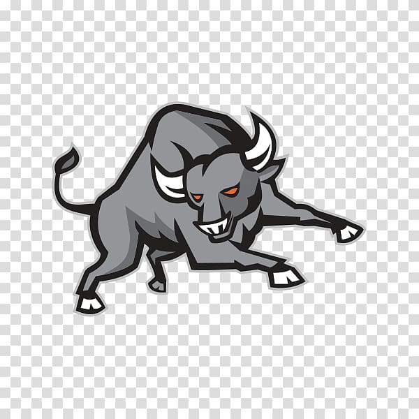 Texas Longhorn Charging Bull graphics Illustration, bull transparent background PNG clipart