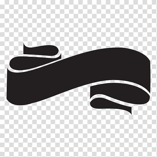 gray ribbon illustration, Logo Emblem Label, BLACK RIBBON transparent background PNG clipart