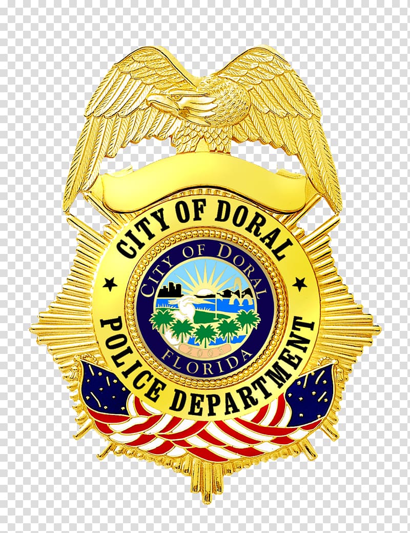 City of Doral Police Department Miami Police Department Badge, Police transparent background PNG clipart