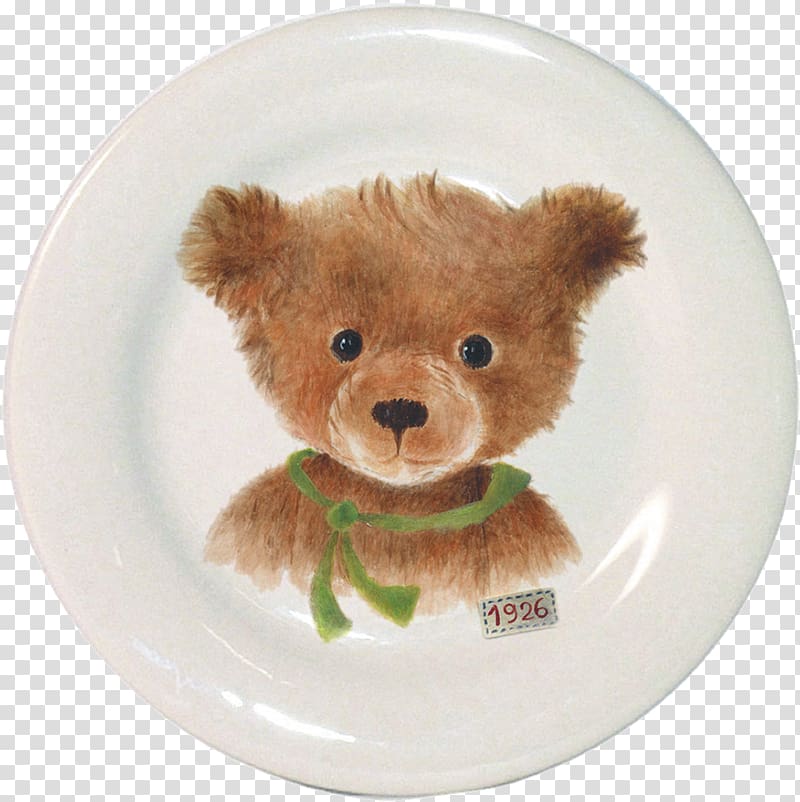 Teddy bear Plate Faïencerie de Gien Bowl, Plate transparent background PNG clipart