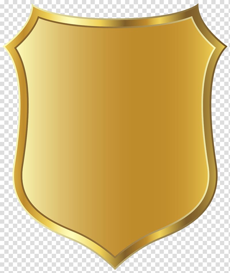 gold shield , YoWorld Badge Police officer Military police, Gold Badge Template transparent background PNG clipart
