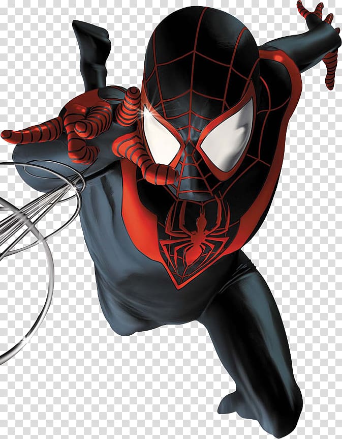 Miles Morales : Ultimate Spider-Man Miles Morales : Ultimate Spider-Man Eddie Brock Venom, Cartoon Spider transparent background PNG clipart