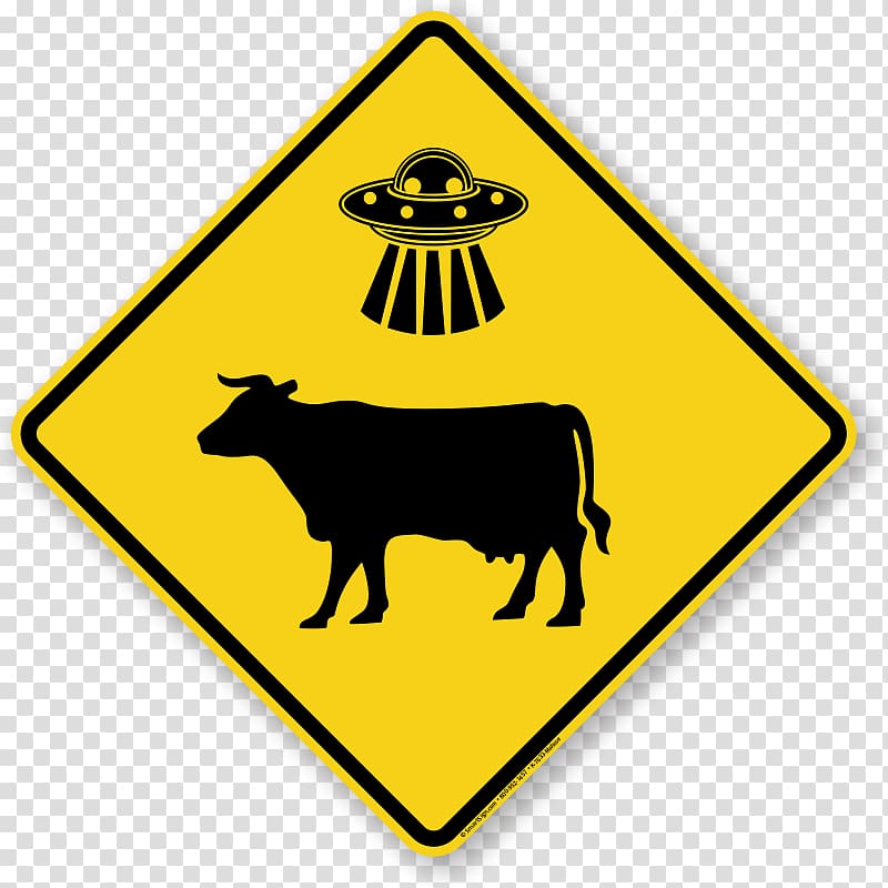 Cattle Traffic sign Warning sign Manual on Uniform Traffic Control Devices, 55 Mph Sign transparent background PNG clipart
