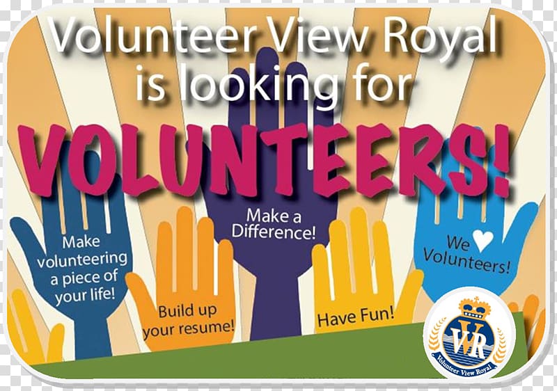 View Royal Volunteering Community Brand Font, Volunteer Management transparent background PNG clipart