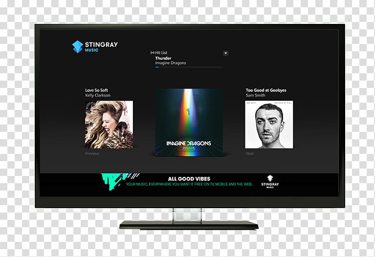 Stingray Music Television Streaming media Free music, doncic transparent background PNG clipart