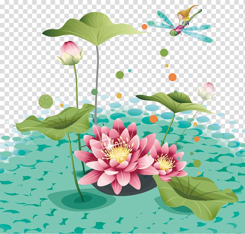 Adobe Illustrator, Lotus material transparent background PNG clipart