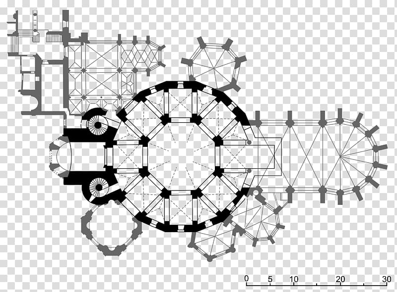 Aachen Cathedral Palatine Chapel, Aachen Palace of Aachen Floor plan, Cathedral transparent background PNG clipart