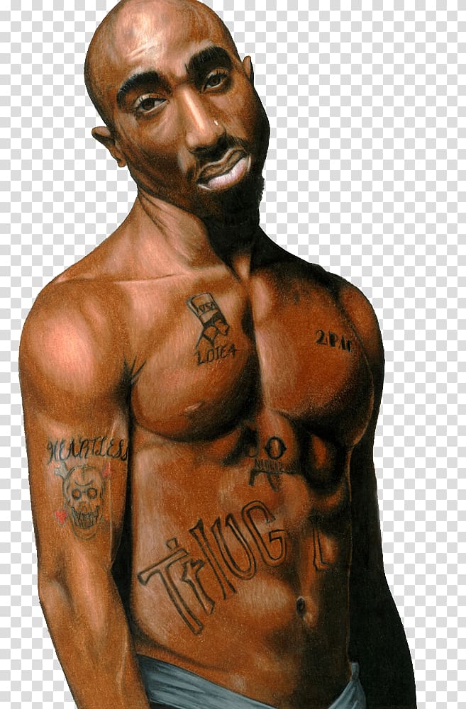 tupac shakur arm tattoos