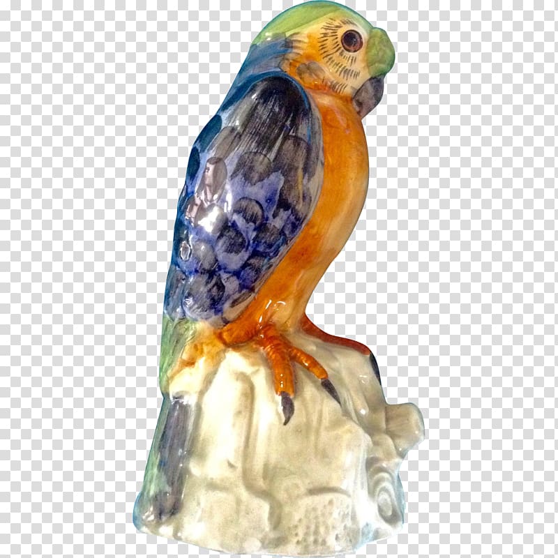 Parrot Bird Figurine Ceramic Porcelain, parrot transparent background PNG clipart