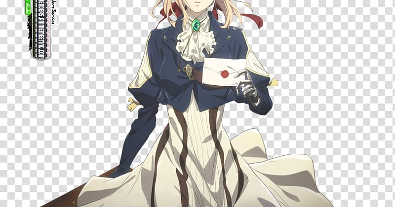 Violet Evergarden Anime Cosplay Violet Snow Sincerely, Anime transparent background PNG clipart