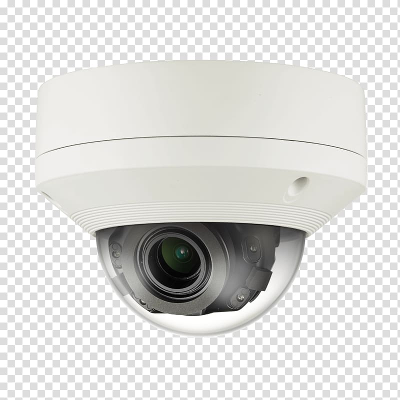 Hanwha Aerospace Samsung Techwin IPOLIS SNV-6084RP Closed-circuit television IP camera, Varifocal Lens transparent background PNG clipart