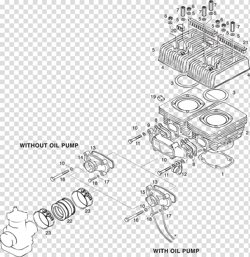 Rotax 503 BRP-Rotax GmbH & Co. KG Engine Rotax 912 Cylinder head, single cylinder transparent background PNG clipart