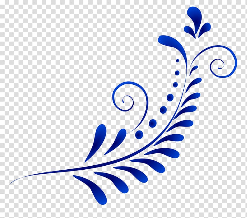 Watercolor: Flowers Ornament Watercolor painting, blue floral transparent background PNG clipart