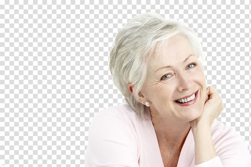 woman smiling in front of camera, Dorothy Hamill Hairstyle Lotion Canities, old woman transparent background PNG clipart