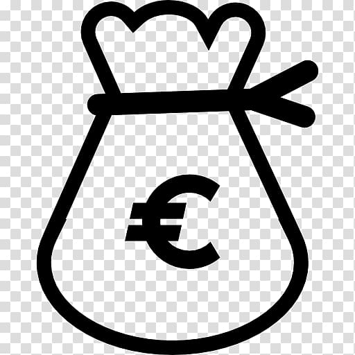Money bag Bank Pound sterling Euro, money bag transparent background PNG clipart