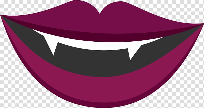 Vampire Horror Ghost, Purple vampire lips transparent background PNG clipart