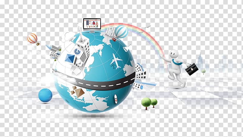 E-commerce, Three-dimensional model of the Earth transparent background PNG clipart