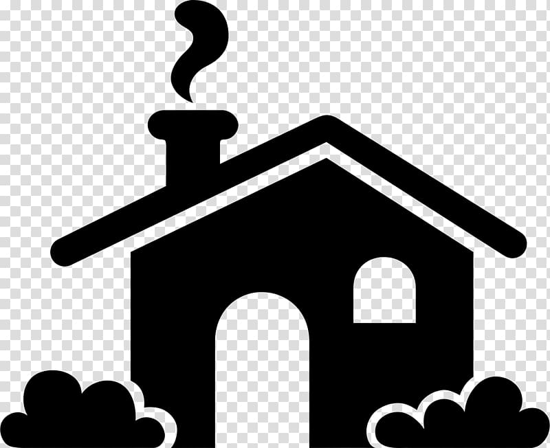 Silhouette House , shop transparent background PNG clipart