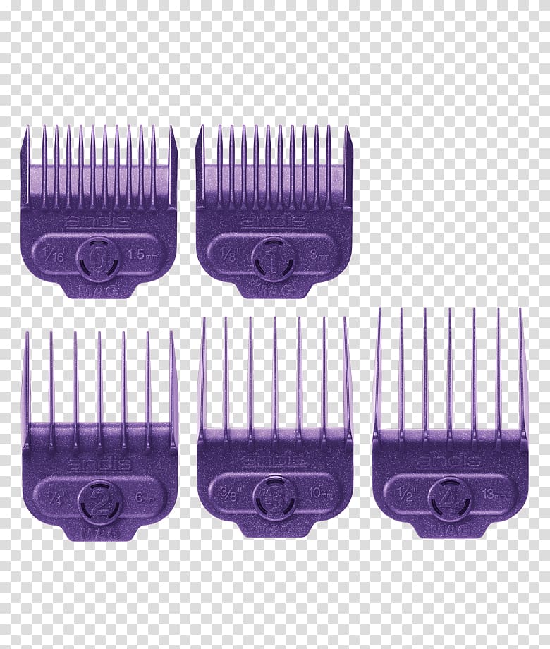 Comb Hair clipper Andis Barber Small set, comb transparent background PNG clipart