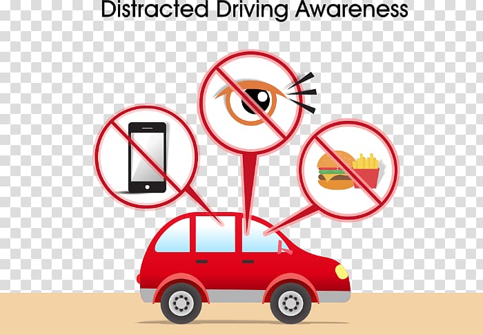 Distracted driving Car Mobile Phones Traffic collision, Distracted Driving transparent background PNG clipart