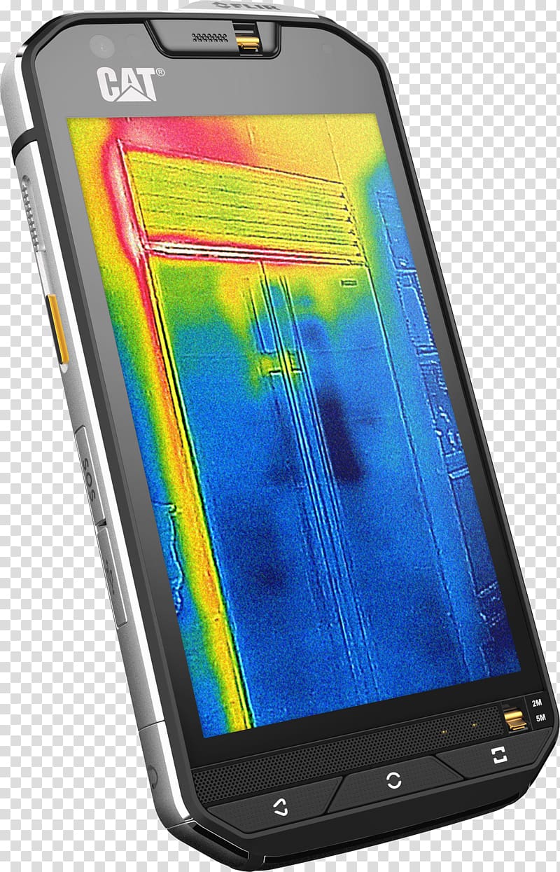 Caterpillar Inc. CAT S60, 32 GB, Unlocked, GSM Thermographic camera Cat phone Smartphone, smartphone transparent background PNG clipart