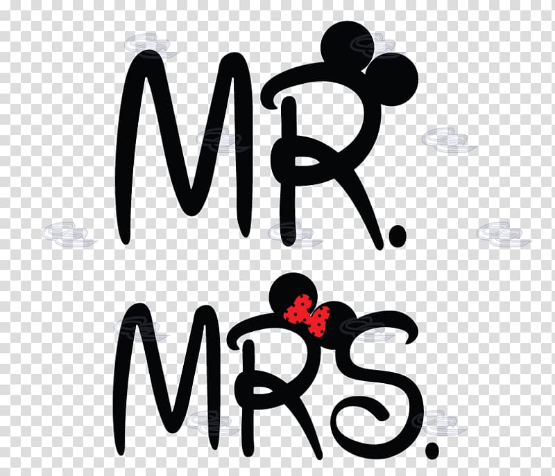 Mr. Mrs. text overlay, Mickey Mouse Epic Mickey Minnie Mouse T-shirt Mrs., Mr transparent background PNG clipart