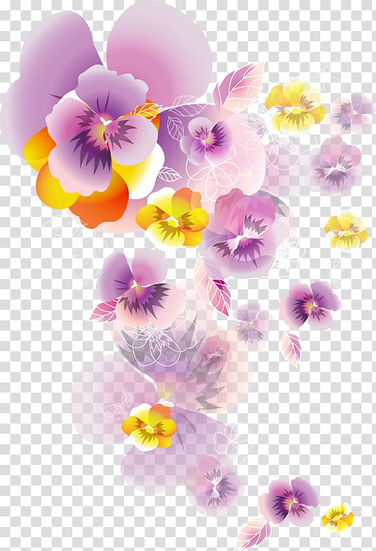 Pansy Irises Violet Flower Iris family, violet transparent background PNG clipart