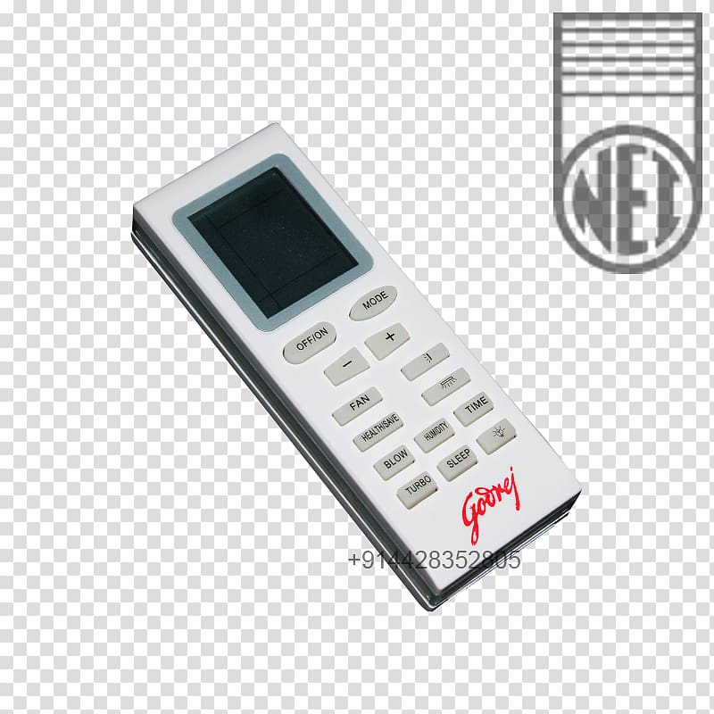 Consumer electronics Remote Controls Universal remote Air conditioning, others transparent background PNG clipart