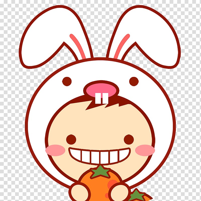 White Rabbit Bugs Bunny, Little Bunny transparent background PNG clipart