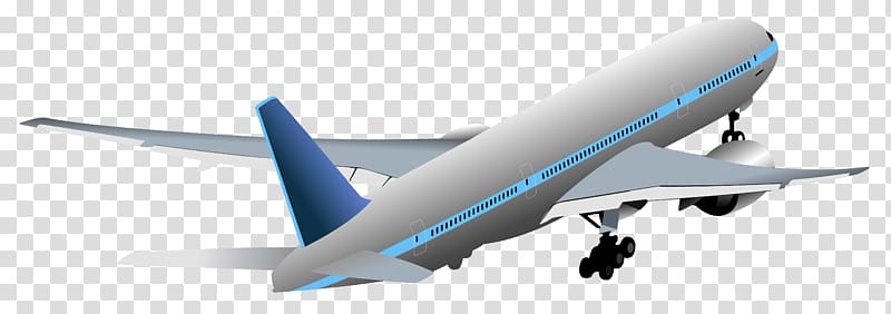 gray passenger plane, Airplane Aircraft , Aircraft transparent background PNG clipart