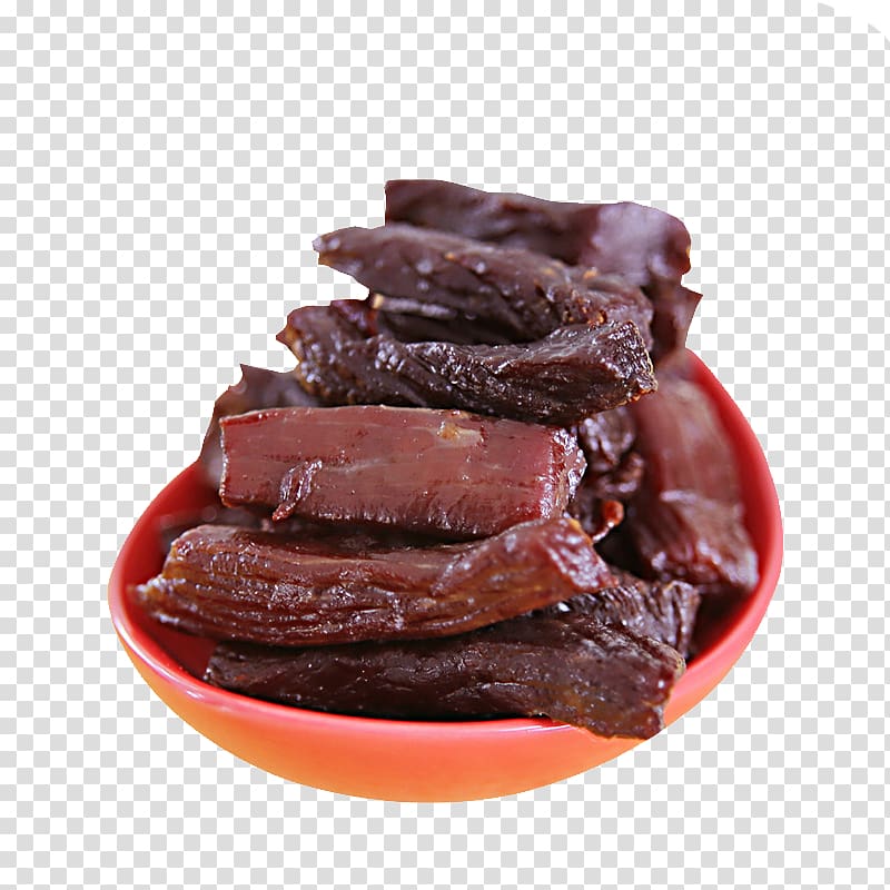 Jerky Venison Short ribs Beef, Beef jerky transparent background PNG clipart