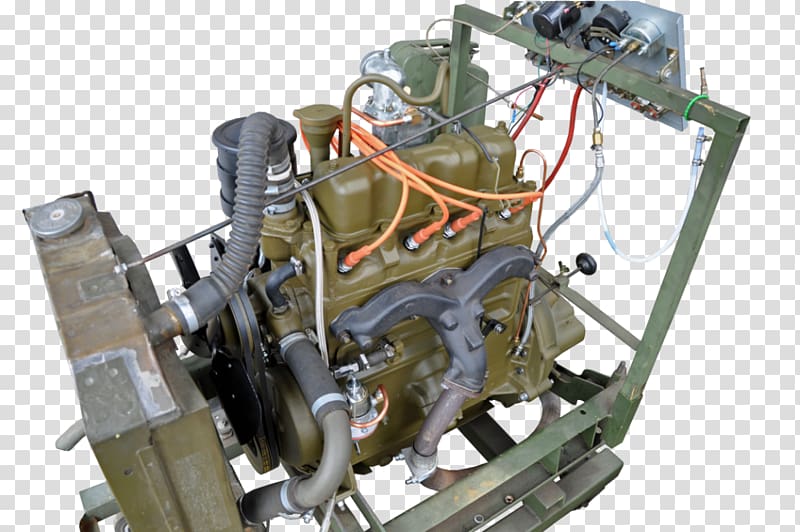 Willys Hurricane engine Willys M38A1 Jeep IOE engine, engine transparent background PNG clipart