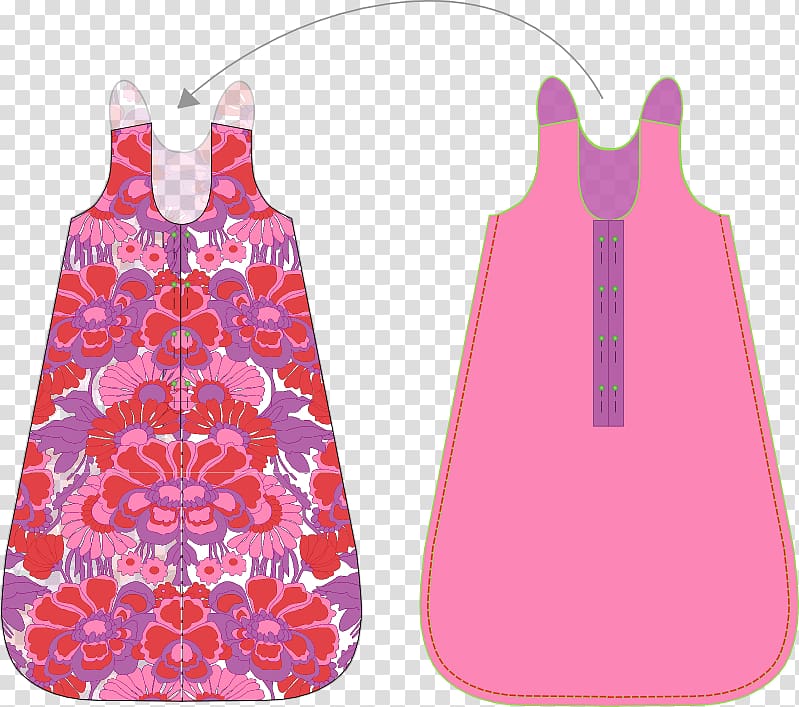 Sewing Sleeping Bags Dress Pattern, sleeping baby transparent background PNG clipart