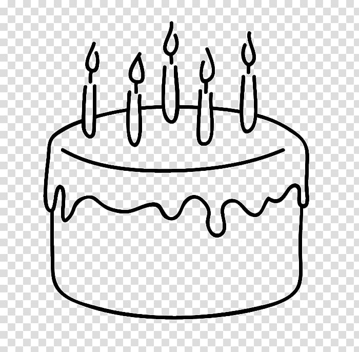 Birthday cake illustration Black and White Stock Photos & Images - Alamy