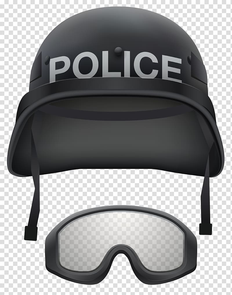 police helmet and goggles , Police officer Helmet , Police Helmet transparent background PNG clipart