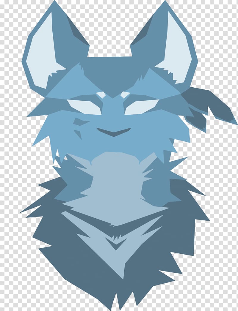 Cat Dog Warriors Illustration, blue wolf transparent background PNG clipart