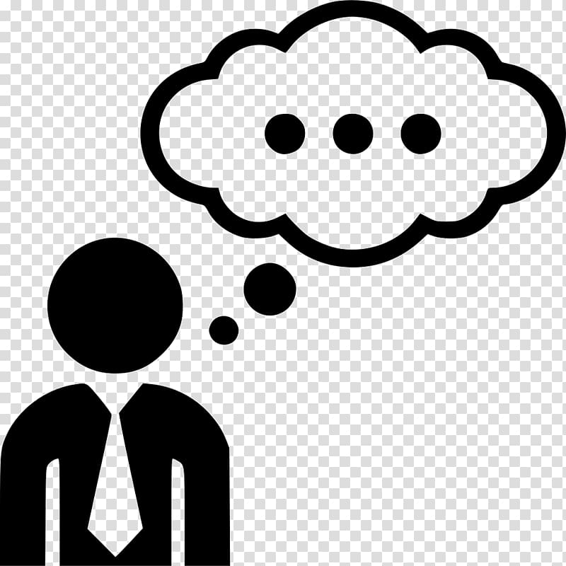 Computer Icons Thought , thinking man transparent background PNG clipart