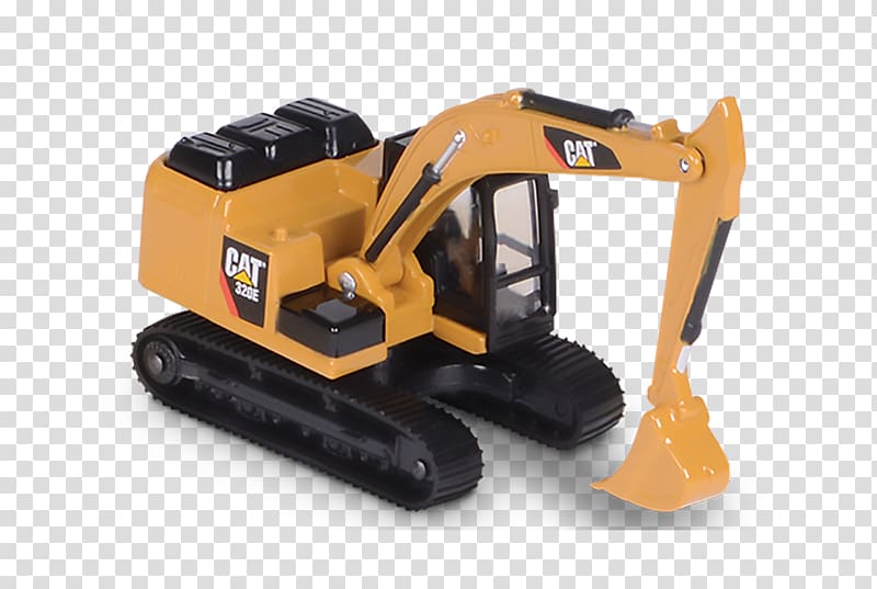 Caterpillar Inc. Excavator Die-cast toy John Deere, caterpillar Machine transparent background PNG clipart