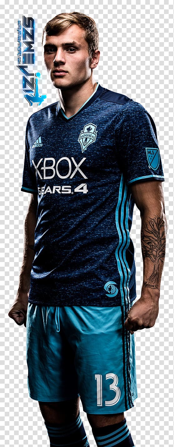 Jordan Morris Jersey T-shirt Seattle Sounders FC , jordan morris transparent background PNG clipart