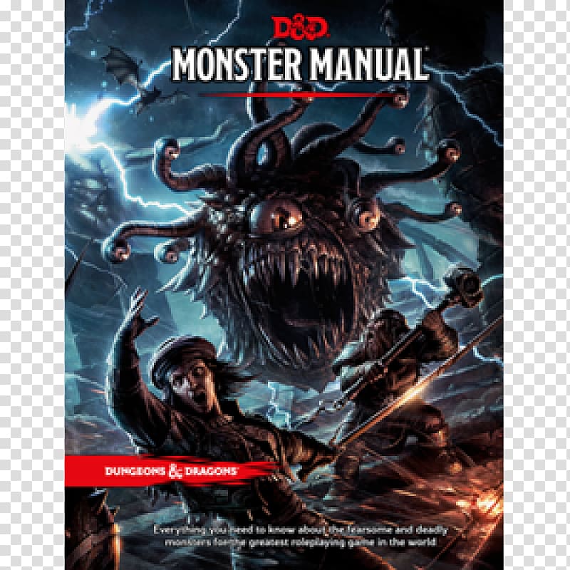 Monster Manual Dungeons & Dragons Basic Set Player\'s Handbook Role-playing game, Monster Manual transparent background PNG clipart