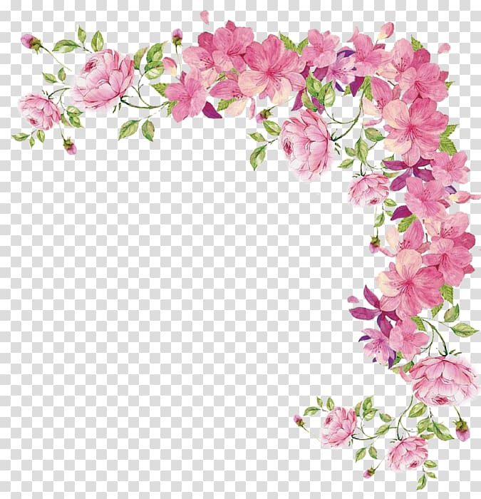 Watercolour Flowers Watercolor painting Rose Floral design, flower transparent background PNG clipart