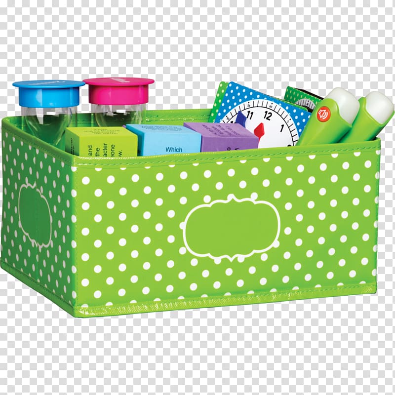 Teacher Polka dot Box Pattern, storage Bins transparent background PNG clipart