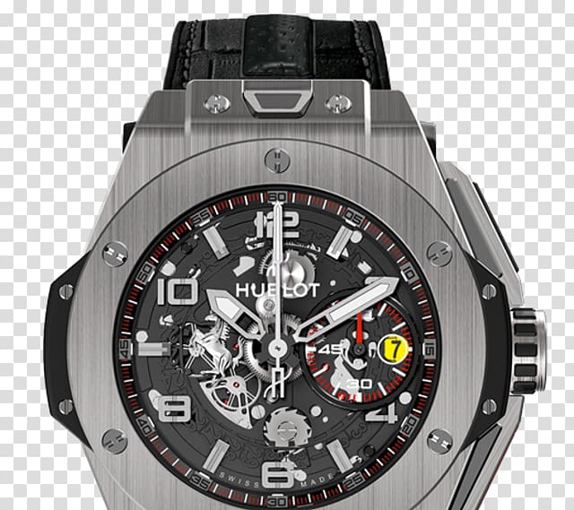 Hublot King Power Watch Chronograph Breitling SA, titanium transparent background PNG clipart